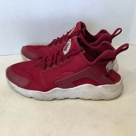 Women's Nike Air Huarache Run Ultra Running Shoes Red Size 8.5 #819151-601 - Picture 2 of 8